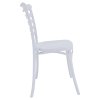 Venkovní židle bílá TZZ104B