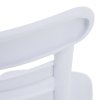 Venkovní židle bílá TZZ104B