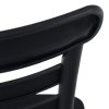 Venkovní židle černá TZZ104C