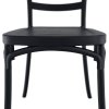 Venkovní židle černá TZZ104C