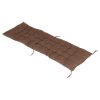 Polštář na zahradní lehátko hnědá TZL102H