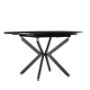 Jídelní rozkládací stůl černá 100x100-140 TJS112C100