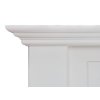 Belluno Elegante bílá postel 160 cm z masivu