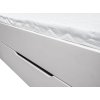Belluno Elegante bílá postel 160 cm z masivu