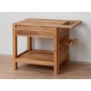 Odkláddací stolek na noviny dub Gialo