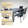 Zahradní set 150x90 pro 6 osob DT276 antracit 12