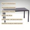 Venkovní zahradní set 150x90 pro 6 osob DK304 antracit