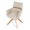 Židle jídelní béžová otočný vratný mechanismus AJZ210K