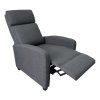 Relaxační polohovací křeslo šedé TKR102S