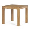Jídelní stůl 80x80 cm masiv dub bílý povrchová úprava olejem AJS157D-80