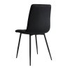 Jídelní židle černá látka černá podnož VJZ100C