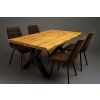 Jídelní set pro 4 osoby 160x90 cm dub-hnědá VJS116-41H