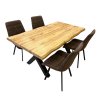 Jídelní set pro 4 osoby 160x90 cm dub-hnědá VJS116-41H