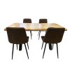 Jídelní set pro 4 osoby 160x90 cm dub-hnědá VJS216-40H