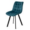 Jídelní židle čalouněná tyrkysová látka samet AJZ130TY-S