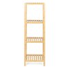 Bambusový regál 110x33x37 přírodní HRL102N-4