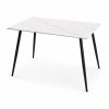 Jídelní stůl 120x80 dekor bílý mramor HJS100B-120