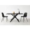 Jídelní stůl 180x90 černý dekor dřeva HJS102C