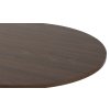 Jídelní stůl kulatý 100 cm dekor ořech HJS103OR-100