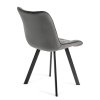 Jídelní židle čalouněná šedá látka samet AJZ130S-S