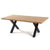 Jídelní set pro 6 osob 180x90 cm dub, šedá samet VJS118-61S-S
