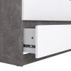 221715 4 komoda simplicity 231 beton bily lesk