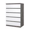 221715 komoda simplicity 231 beton bily lesk