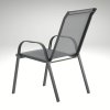 Stohovatelná zahradní židle šedá TK2060S