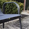 Stohovatelná zahradní židle šedá TK2060S