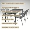 Zahradní set pro 4 osoby DK302S antracit/šedá