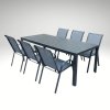 Zahradní set 150x90 pro 6 osob DK303S antracit/šedá