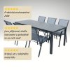 Zahradní set 150x90 pro 6 osob DK303S antracit/šedá