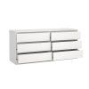 221898 2 komoda simplicity 232 bily lesk