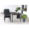 Venkovní malý zahradní set pro 4 osoby DK301 antracit