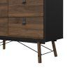221940 6 komoda rain 6s mala cerny mat orech