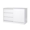 221943 komoda simplicity 207 bily lesk