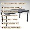 Venkovní zahradní set 150x90 pro 4 osoby DK302-S šedý
