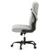Kancelářské křeslo houpací mechanismus šedá látka AKZ201S