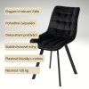 Jídelní set pro 6 osob 160x90 cm dub noha X černá židle VJS236-6C-S
