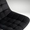 Jídelní set pro 6 osob 160x90 cm dub noha X černá židle VJS236-6C-S