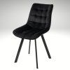 Jídelní set pro 6 osob 160x90 cm dub noha X černá židle VJS236-6C-S