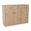 Komoda se zásuvkami v dekoru dub sonoma typ 3D3S KN541-2