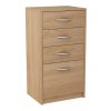 Úzká komoda se zásuvkami v dekoru dub sonoma KN813