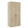 Šatní skříň 90 cm s dveřmi a korpusem v dekoru dub sonoma KN1008