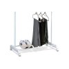 Stojan na šaty bílý v kombinaci s chromem ABD-1213 WT-2