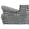 77928 8 kreslo v latce cerno bily patchwork ak 904 pw2