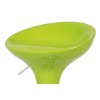 Barová židle zelený plast AUB-9002 LIM-2