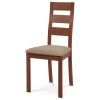 Jídelní židle dřevěná dekor třešeň a potah béžová látka BC-2603 TR3-OBR1 new