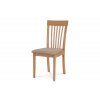 Jídelní židle dřevěná dekor buk a potah béžová látka BC-3950 BUK3-OBR1 new
