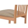 Jídelní židle masiv buk barva buk látkový béžový potah AJZ134BU